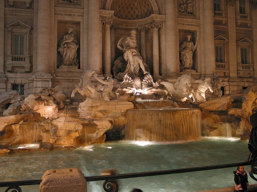 Centro Storico of Rome. Fontana di Trevi. Rome. .