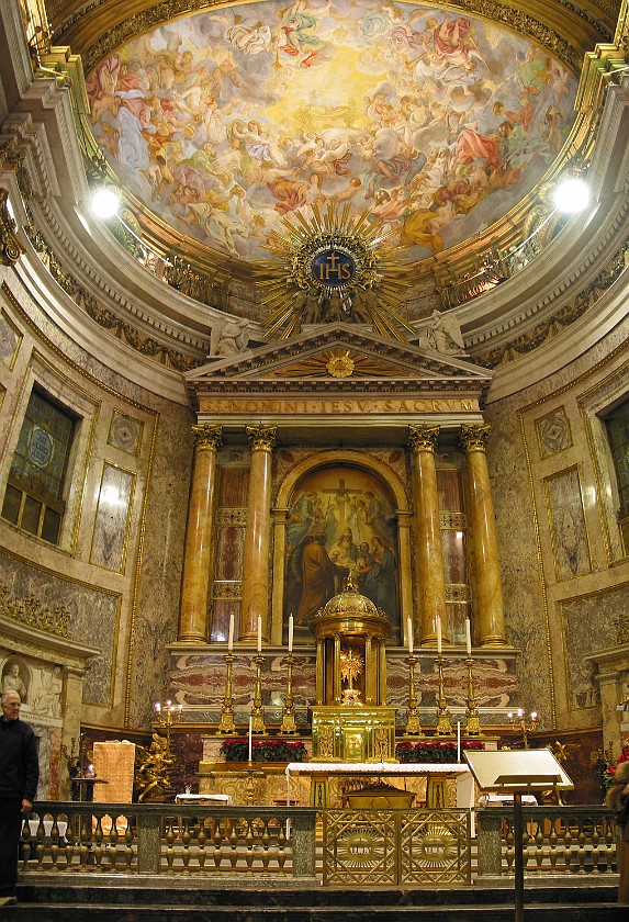 Centro Storico of Rome. Chiesa del Gesù. Rome. .
