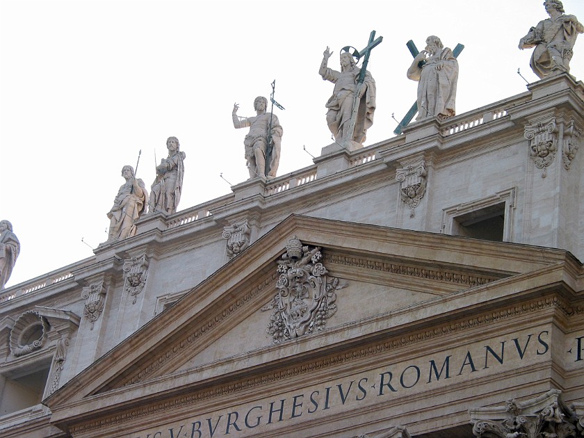 St. Peter's Basilica. Roof. Vatican City. .