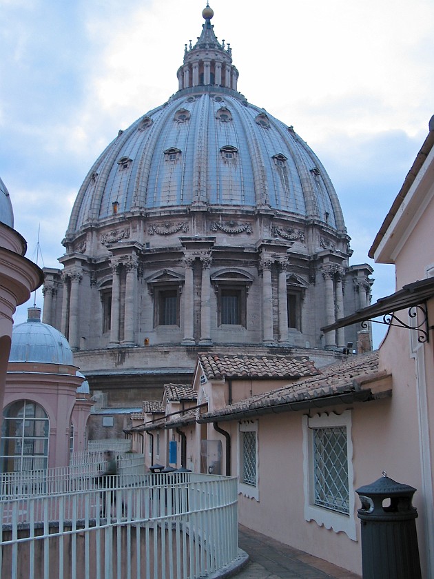 St. Peter's Basilica. Dome. Vatican City. .
