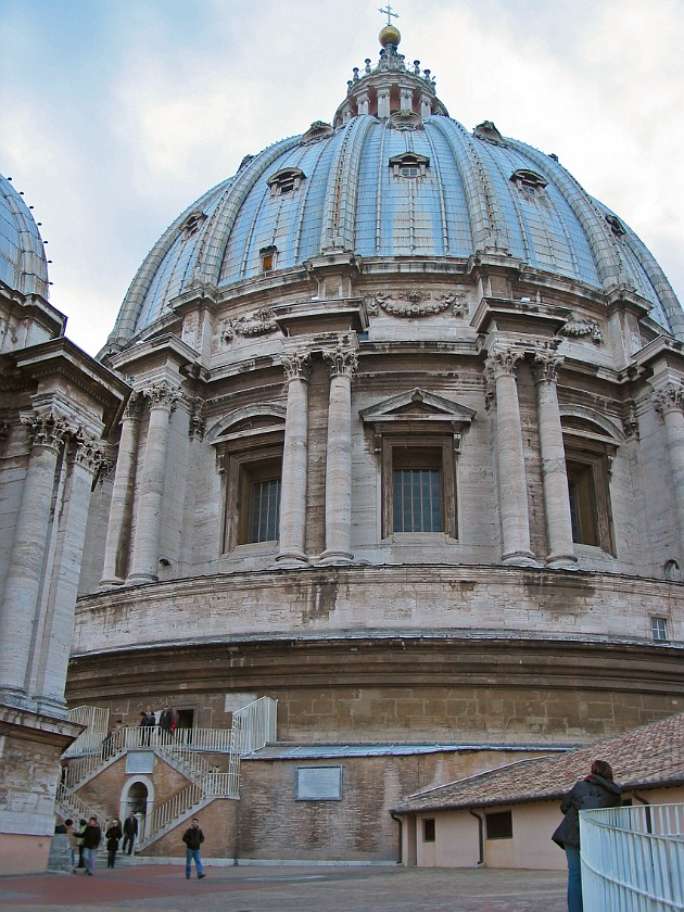 St. Peter's Basilica. Dome. Vatican City. .