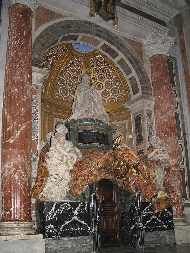 St. Peter's Basilica. Sculpture. Vatican City. .