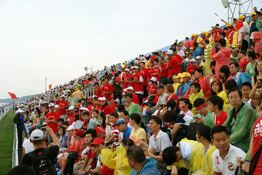 Rowing Finals. Spectators. Beijing. .