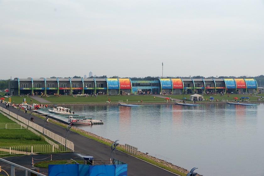 Rowing Finals. Boat garages. Beijing. .