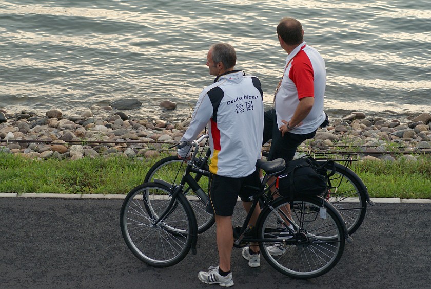 Rowing Finals. German trainer. Beijing. .