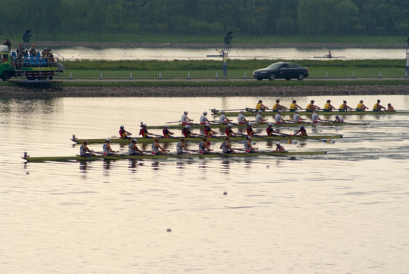 Rowing Finals. Women's eight final. Beijing. .