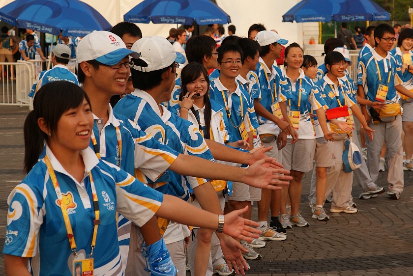 Rowing Finals. Volunteers. Beijing. .