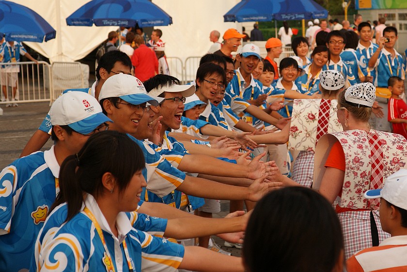 Rowing Finals. Volunteers. Beijing. .