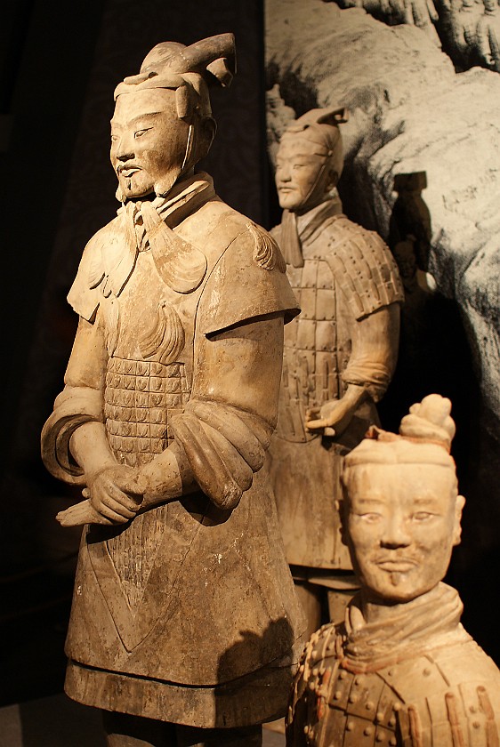 Capital Museum. Terracotta warrior group. Beijing. .