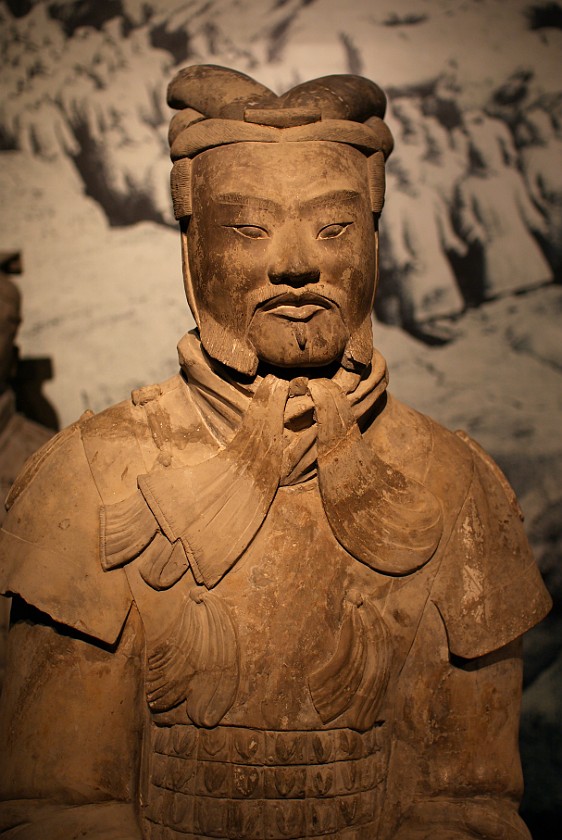 Capital Museum. Terracotta officer. Beijing. .