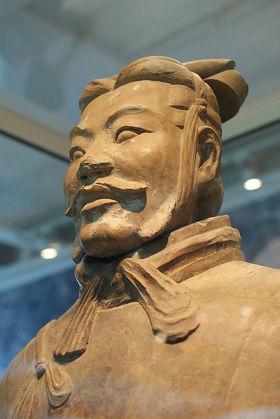 Capital Museum. Terracotta officer. Beijing. .