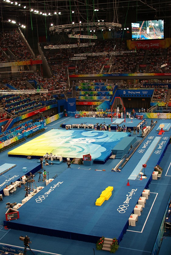 Gymnastics Artistic Finals. Man's rings final. Beijing. .