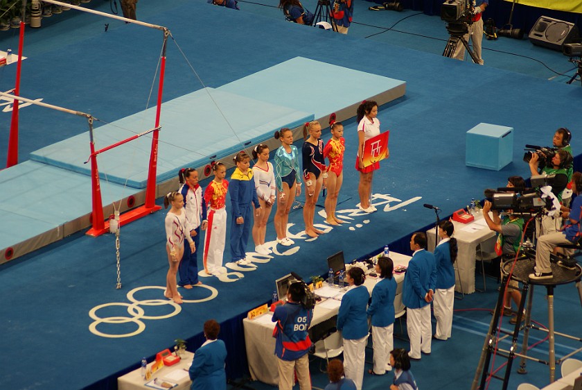 Gymnastics Artistic Finals. Women's uneven bars final. Beijing. .