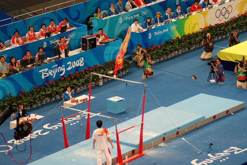 Gymnastics Artistic Finals. Women's uneven bars final. Beijing. .