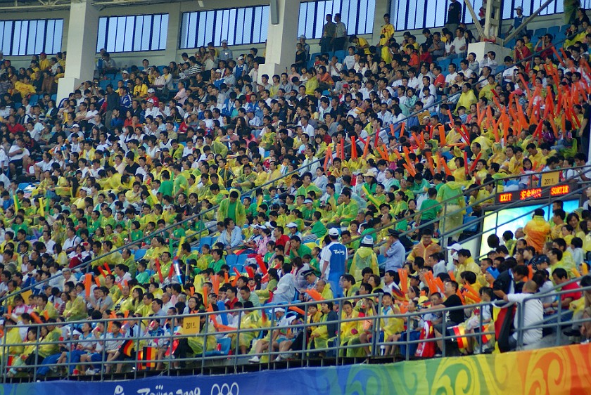 Women's Football Bronze Match Germany vs Japan. Spectators. Beijing. .