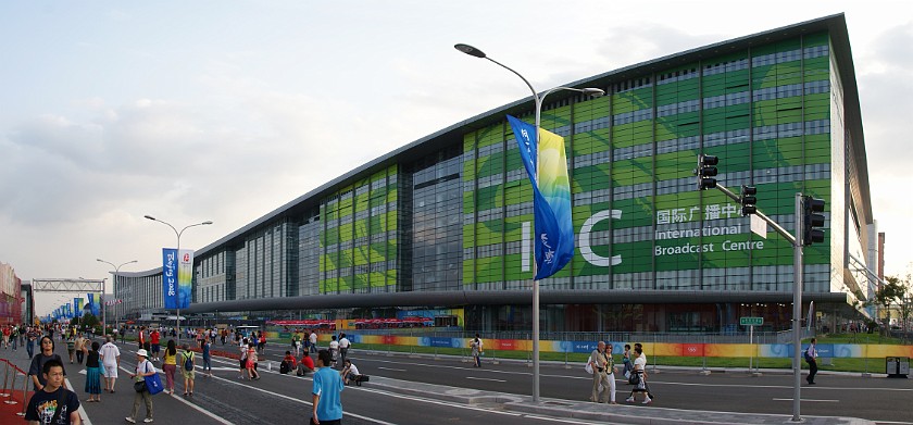 Olympic Green at Daytime. National Convention Center. Beijing. .