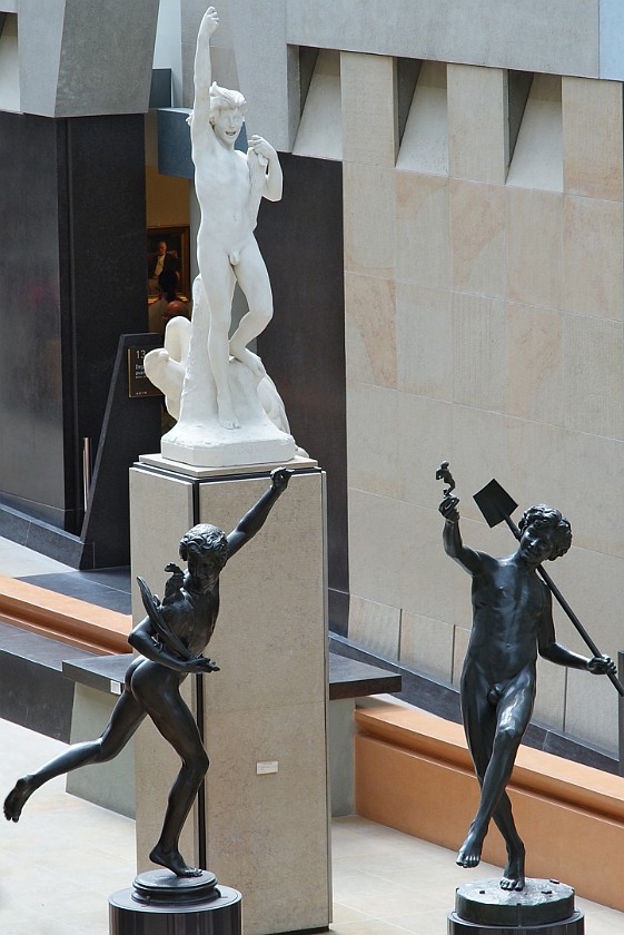 Musée d'Orsay. Jeune Gaulois by Jean-Baptiste Baujault, Musée d'Orsay. Paris. .