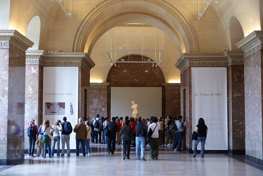 Musée du Louvre. Aphrodite, known as the Venus de Milo, Musée du Louvre. Paris. .