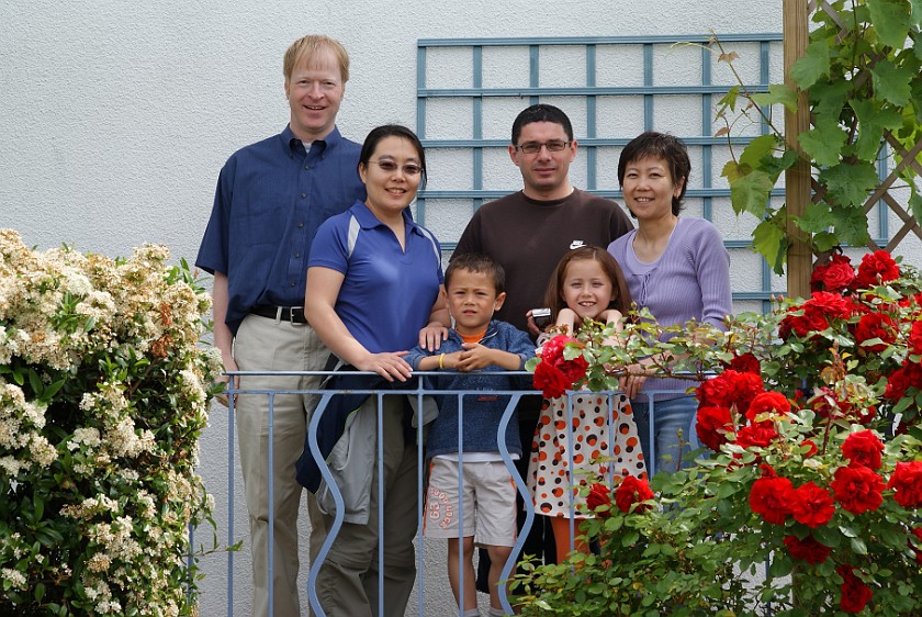 Friends in Louviers. Family of Christopher & Yingchun Moussay. Louviers. .
