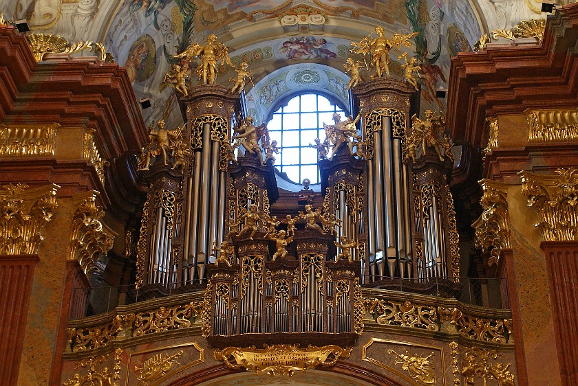 Stift Melk. Monastery Church Organ. Melk. .