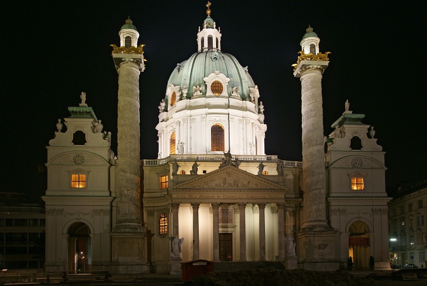 Vienna Inner City. Karlskirche. Vienna. .