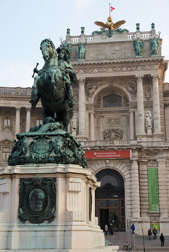 Vienna Inner City. Prince Eugen Monument. Vienna. .