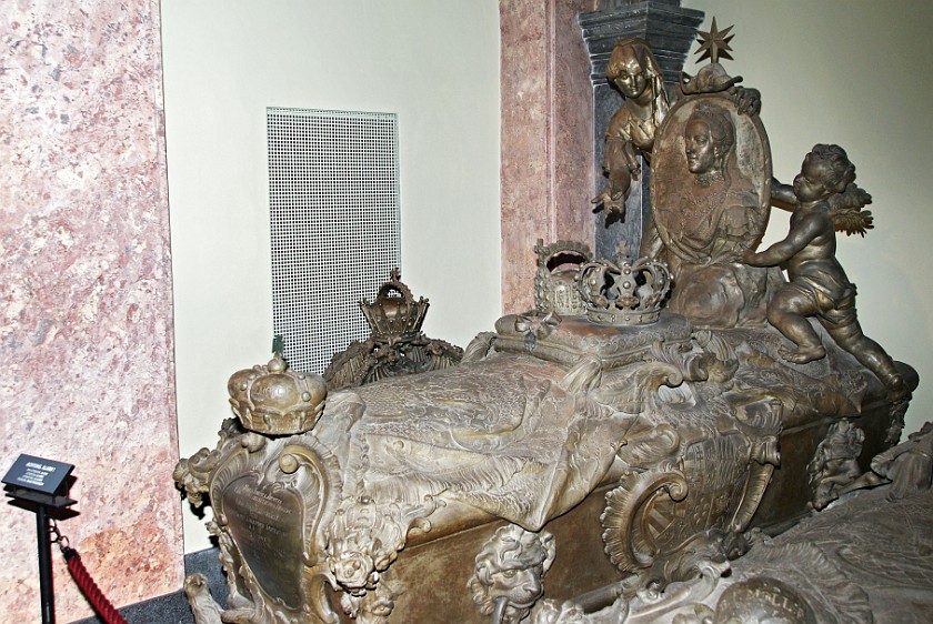 Imperial Burial Vault. Coffin. Vienna. .