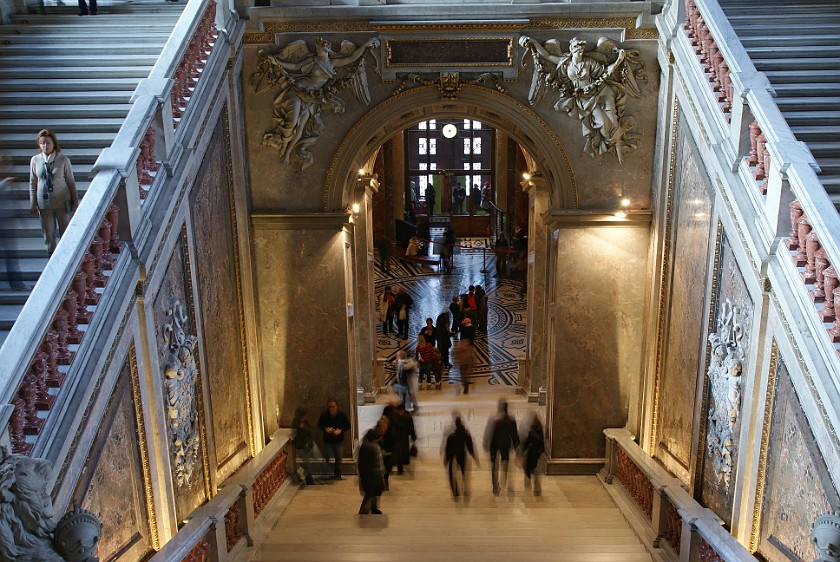 Museum of Fine Arts. Main Staircase. Vienna. .