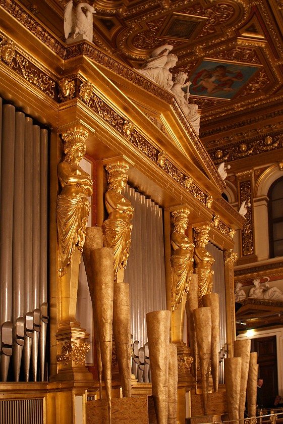 Musikverein. Organ in the Great Hall. Vienna. .