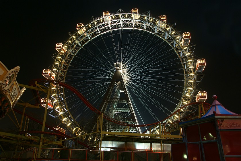 Prater. Giant Ferris Wheel. Vienna. .