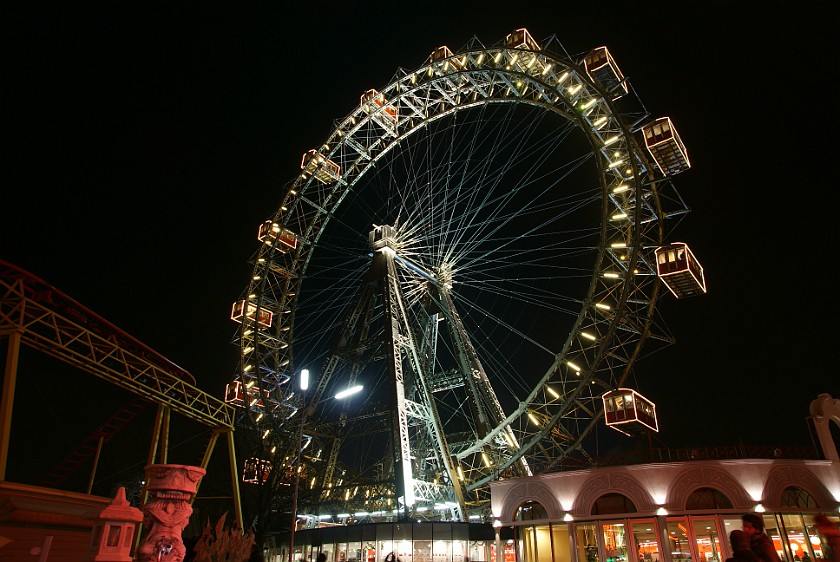 Prater. Giant Ferris Wheel. Vienna. .