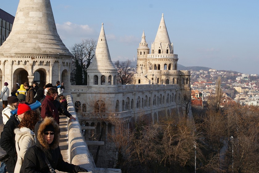 Northern Castle Hill. Fishermen's Bastion. Budapest. .