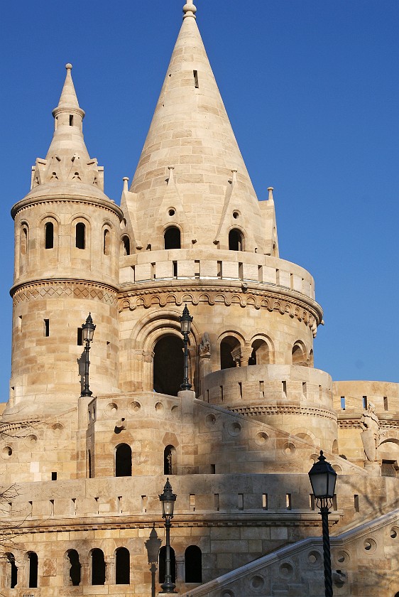 Northern Castle Hill. Fishermen's Bastion. Budapest. .