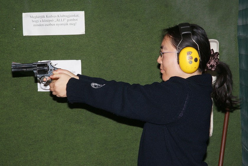 Pistol Shooting. Smith & Wesson .357 Magnum. Budapest. .