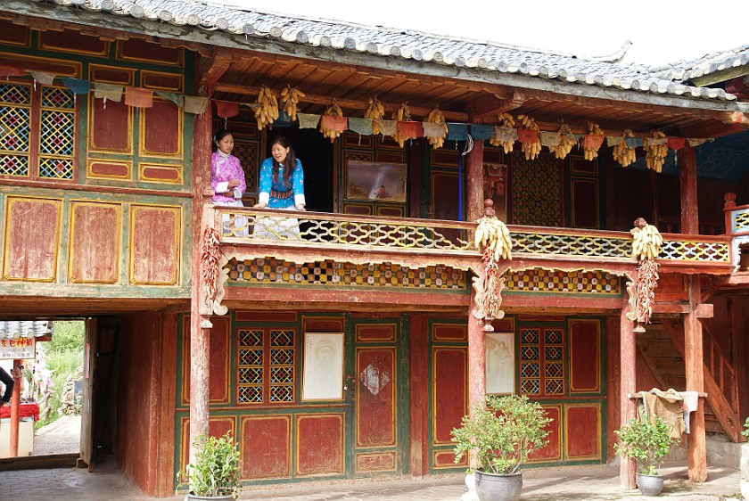 Dongba Village. Naxi house. Dongba Village. .