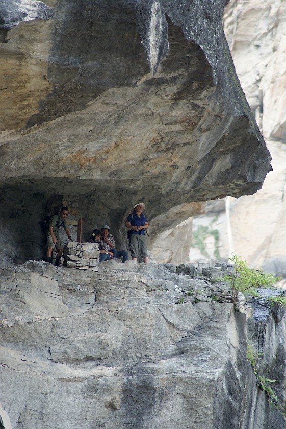Daytrip to the Tiger Leaping Gorge. Path down to the middle rapids. Tiger Leaping Gorge. .