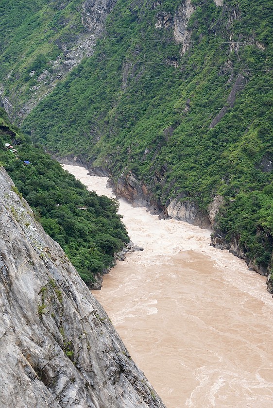 Daytrip to the Tiger Leaping Gorge. Upper rapids. Tiger Leaping Gorge. .