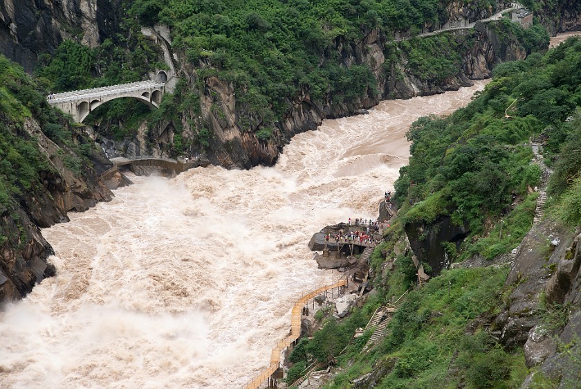 Daytrip to the Tiger Leaping Gorge. Upper rapids. Tiger Leaping Gorge. .