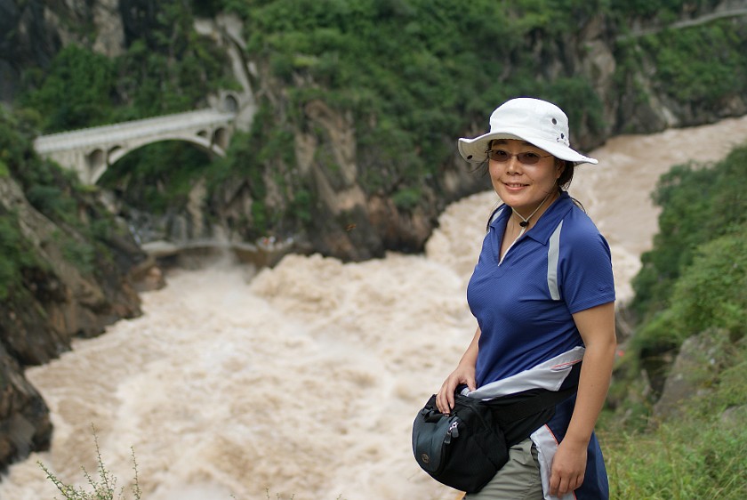 Daytrip to the Tiger Leaping Gorge. Upper rapids. Tiger Leaping Gorge. .