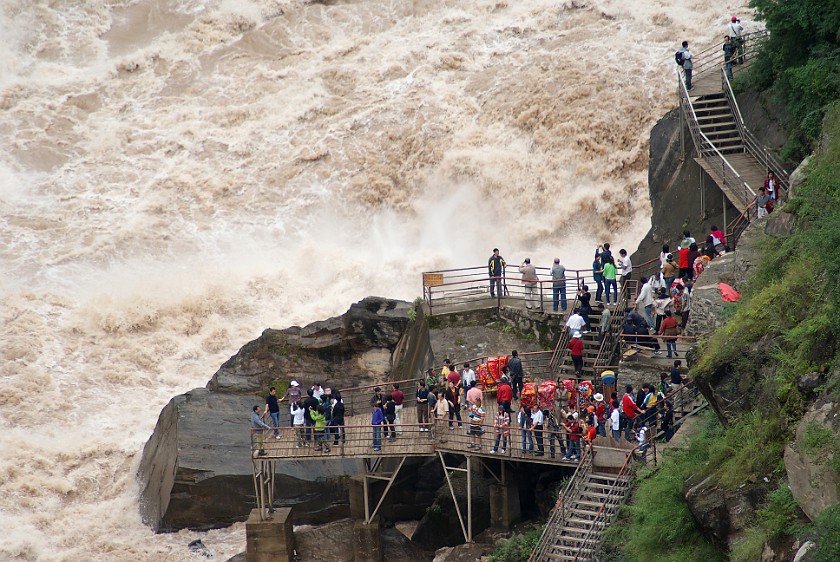 Daytrip to the Tiger Leaping Gorge. Upper rapids. Tiger Leaping Gorge. .