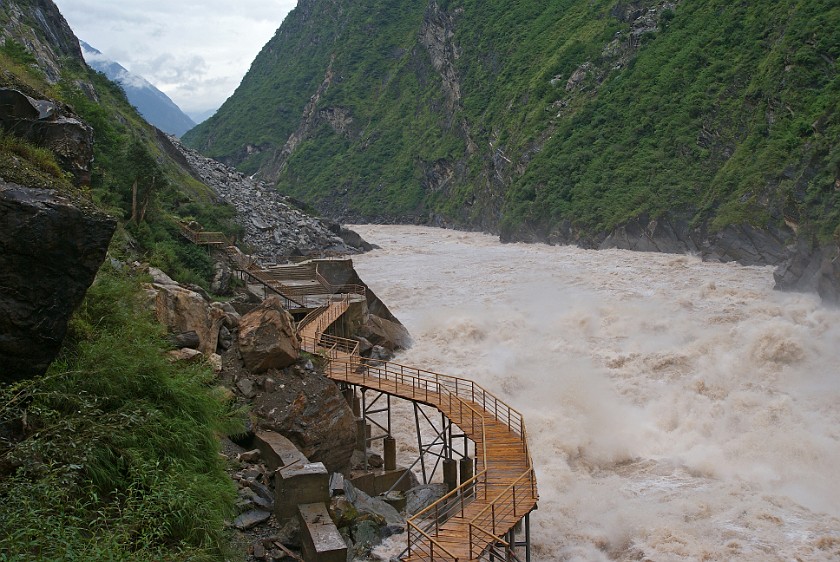 Daytrip to the Tiger Leaping Gorge. Upper rapids. Tiger Leaping Gorge. .