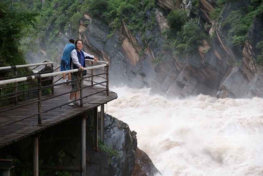 Daytrip to the Tiger Leaping Gorge. Upper rapids. Tiger Leaping Gorge. .