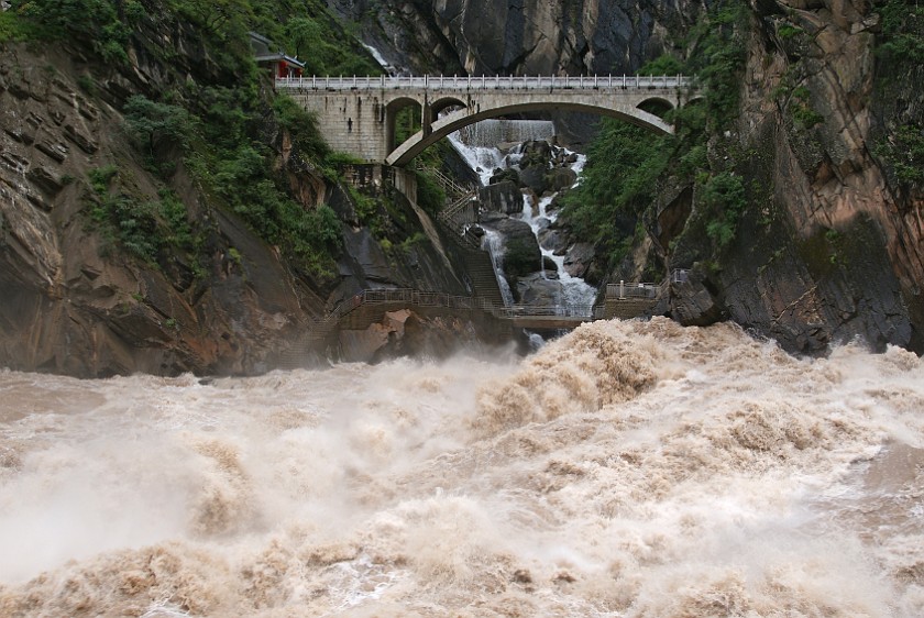 Daytrip to the Tiger Leaping Gorge. Upper rapids. Tiger Leaping Gorge. .