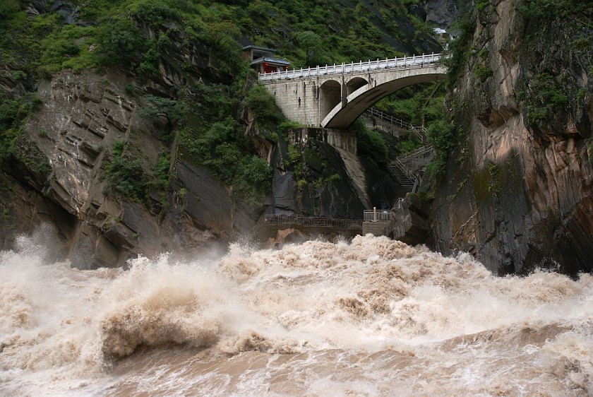 Daytrip to the Tiger Leaping Gorge. Upper rapids. Tiger Leaping Gorge. .