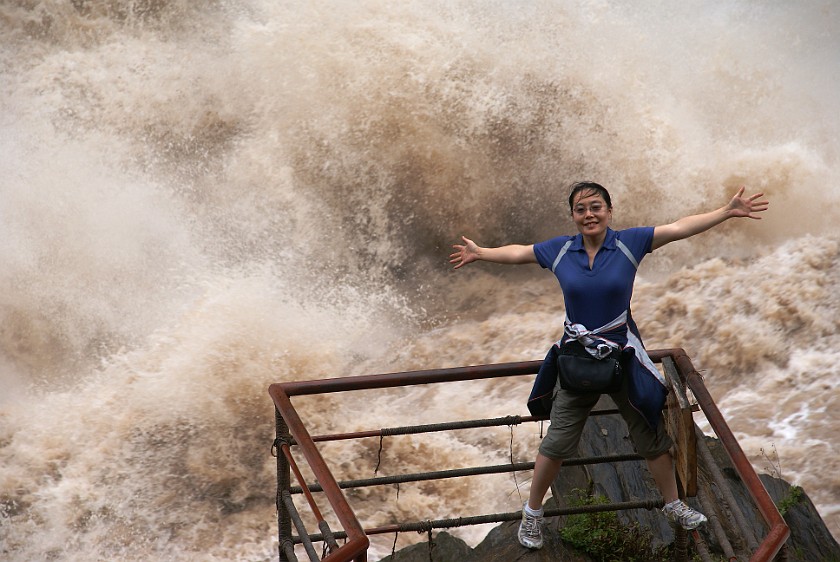 Daytrip to the Tiger Leaping Gorge. Upper rapids. Tiger Leaping Gorge. .