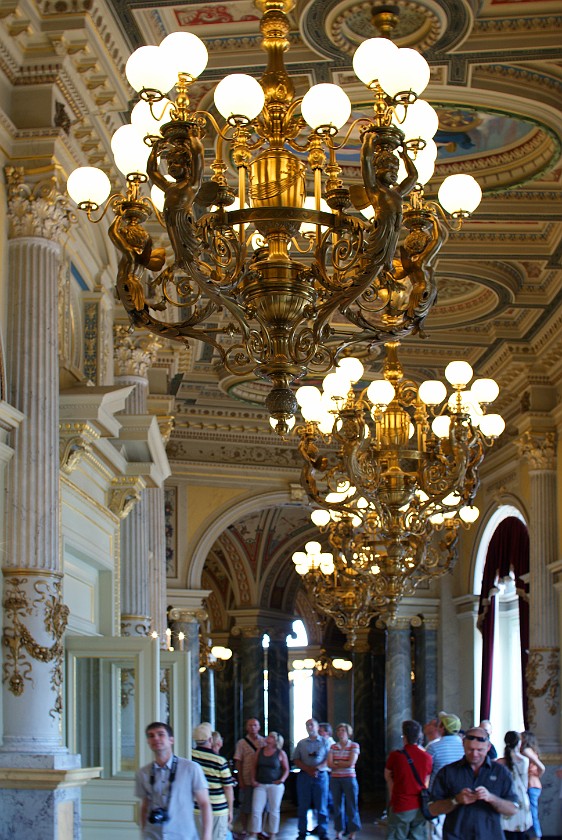 Semper Opera. Foyer. Dresden. .