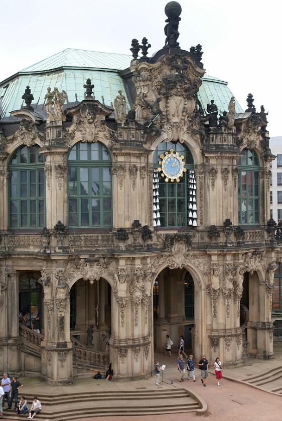 Zwinger. Southern gate. Dresden. .