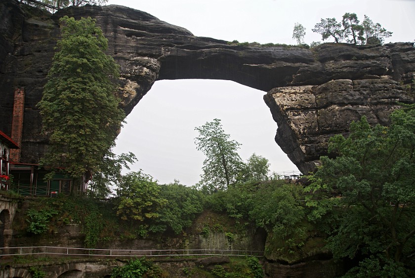 Pravcickà Brána. Arc. near Hrensko. .