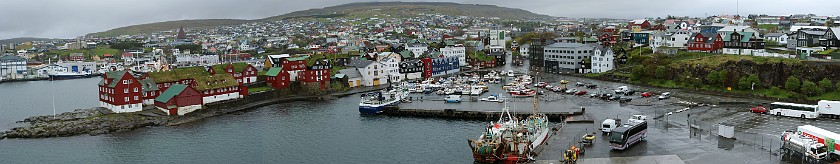Tórshavn, Faroe Islands. Tinganes and habour. Tórshavn. .