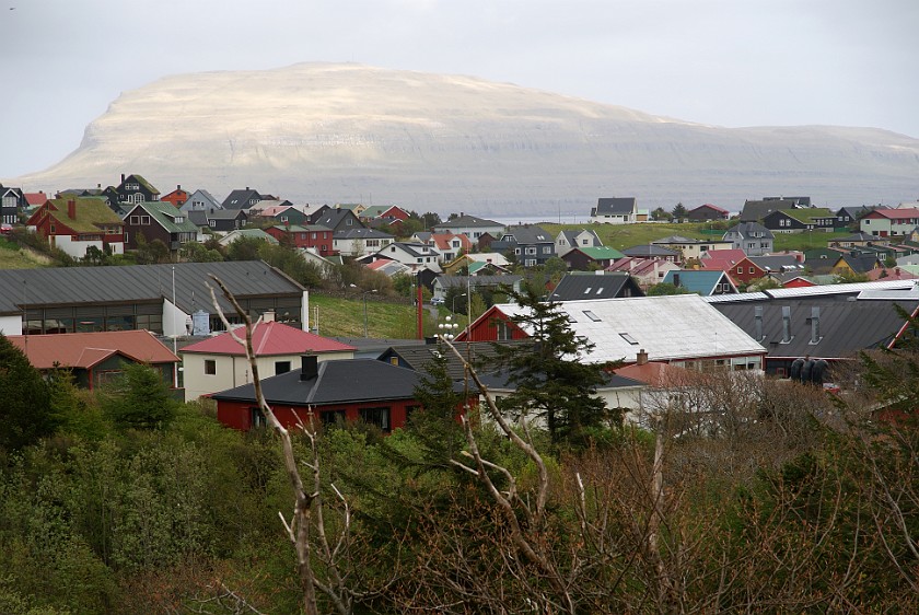 Tórshavn, Faroe Islands. View from Viðarlundin Park. Tórshavn. .